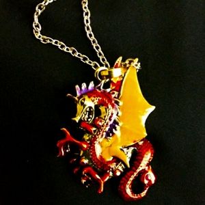 NEW Dragon Multicolored Necklace